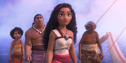 Vaiana und ihre Crew: Ingenieurin Loto, Maui-Fanboy Moni und der grummlige Gärtnermeister Kele.