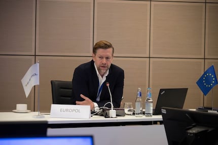 Jan Op Gen Oorth, Sprecher von Europol, dürfte zufrieden sein.