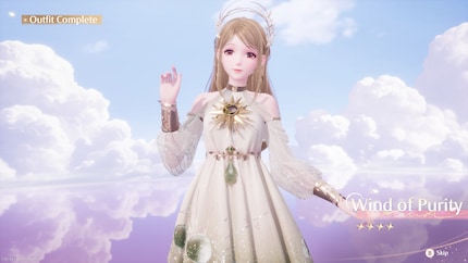 Mit dem Wind of Purity Outfit «reinige» ich Gegner.