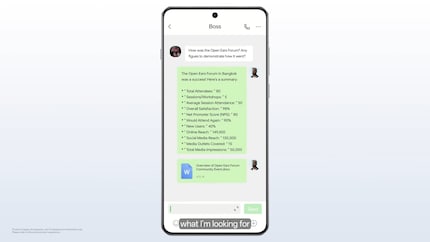 Die AI von Oneplus durchforstet deine Dokumente und fasst sie zusammen.