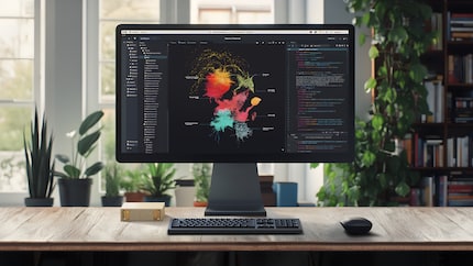 Project Digits ist der kleine Kasten links neben/unter dem Monitor.