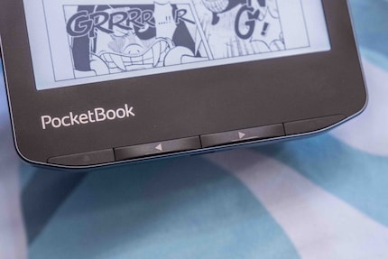 I tasti dell'e-reader sono pratici.