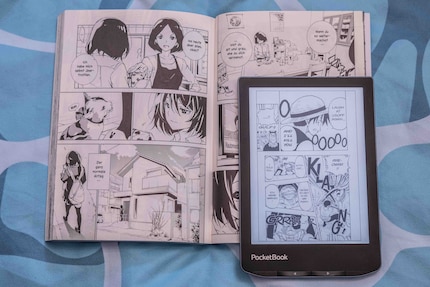 Anche i fumetti in bianco e nero sono troppo piccoli per me rispetto alla versione stampata.