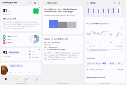 L'app è strutturata in modo chiaro, ma offre anche analisi dettagliate nella profondità dei menu.