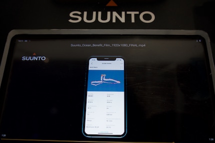 Nuova funzione: il percorso subacqueo è visibile nell'app.