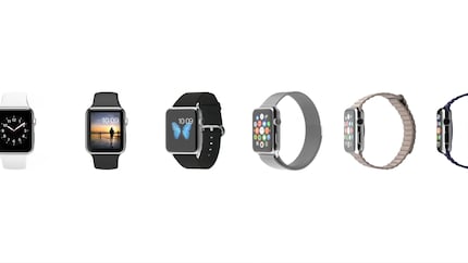 La toute première Apple Watch ressemble non seulement aux modèles actuels, mais affiche aussi la même heure.