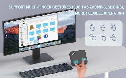 Il touchpad comprende anche i gesti.