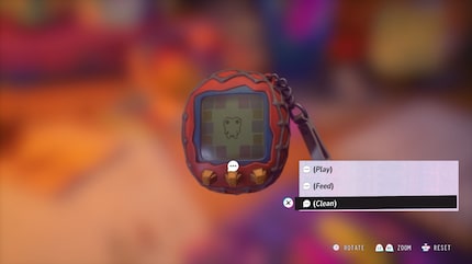 Statt Freude verspüre ich beim Putzen des Tamagotchi-ähnlichen Viechs Trauer.