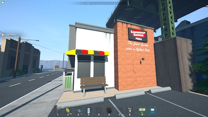 La pizzeria «Sauerkraut Supreme» serve «la migliore pizza tedesca di Hyland Point».