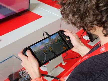 «Mario Kart World» im Handheld-Modus.