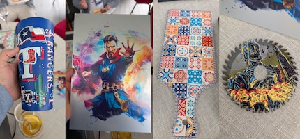 Queste stampe di prova provengono da un modello di pre-produzione.