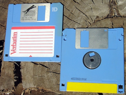 Il buon vecchio floppy disk.