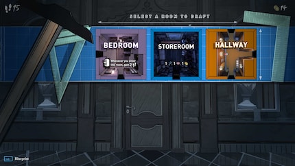 I have to choose one of the three rooms.