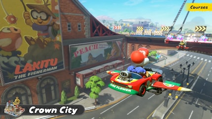 The cars now glide through the air without a parachute.