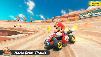 The tracks are generally much wider than in previous games - partly due to the higher number of players.