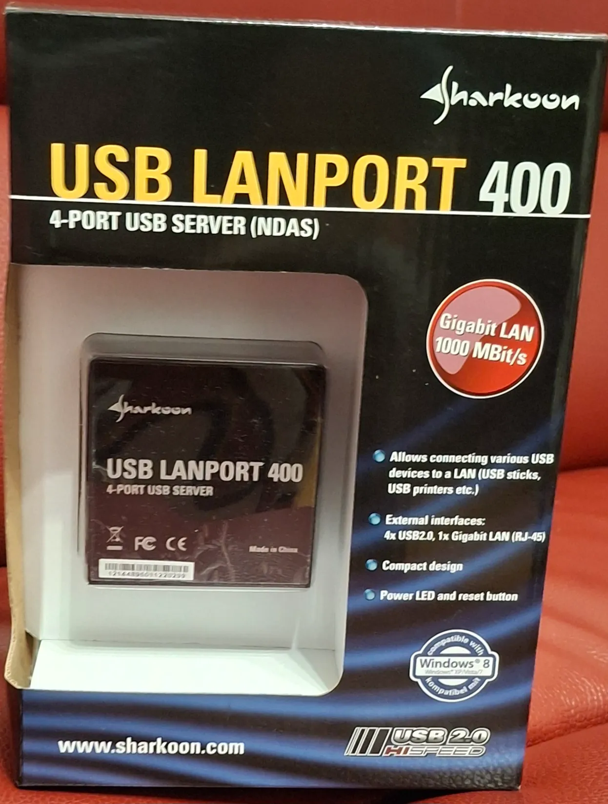 Image du produit Sharkoon USB LANPort 400 (USB)