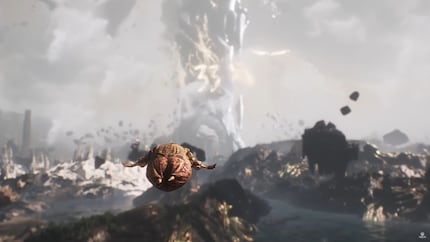 Esquie looks like a plucked chicken, but can fly as the game progresses.
