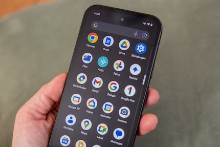 You’ll find everything from Google in the apps section – but no third-party providers.