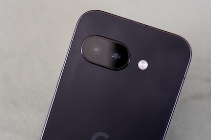 The Pixel 9a’s cameras are discreetly positioned.