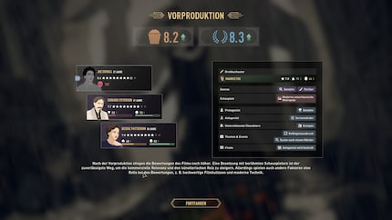 The film’s rating can rise or fall during each phase of production.