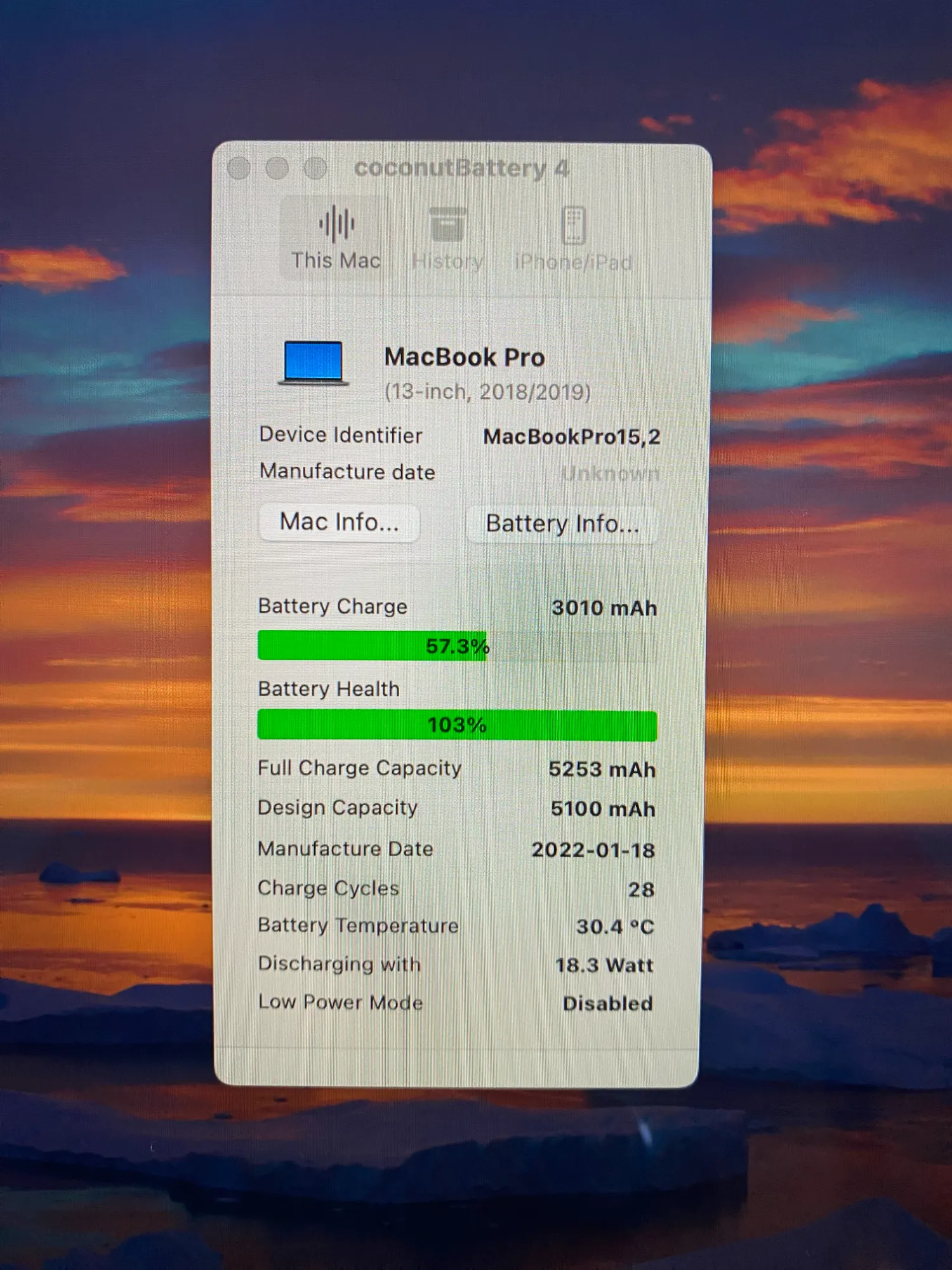 Produktbild Apple MacBook Pro 13 – 2018 (13.30", Intel Core i5-8259U, 8 GB, 256 GB, CH)