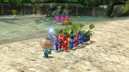 Je nach Farbe haben die Pikmin unterschiedliche Fähigkeiten.