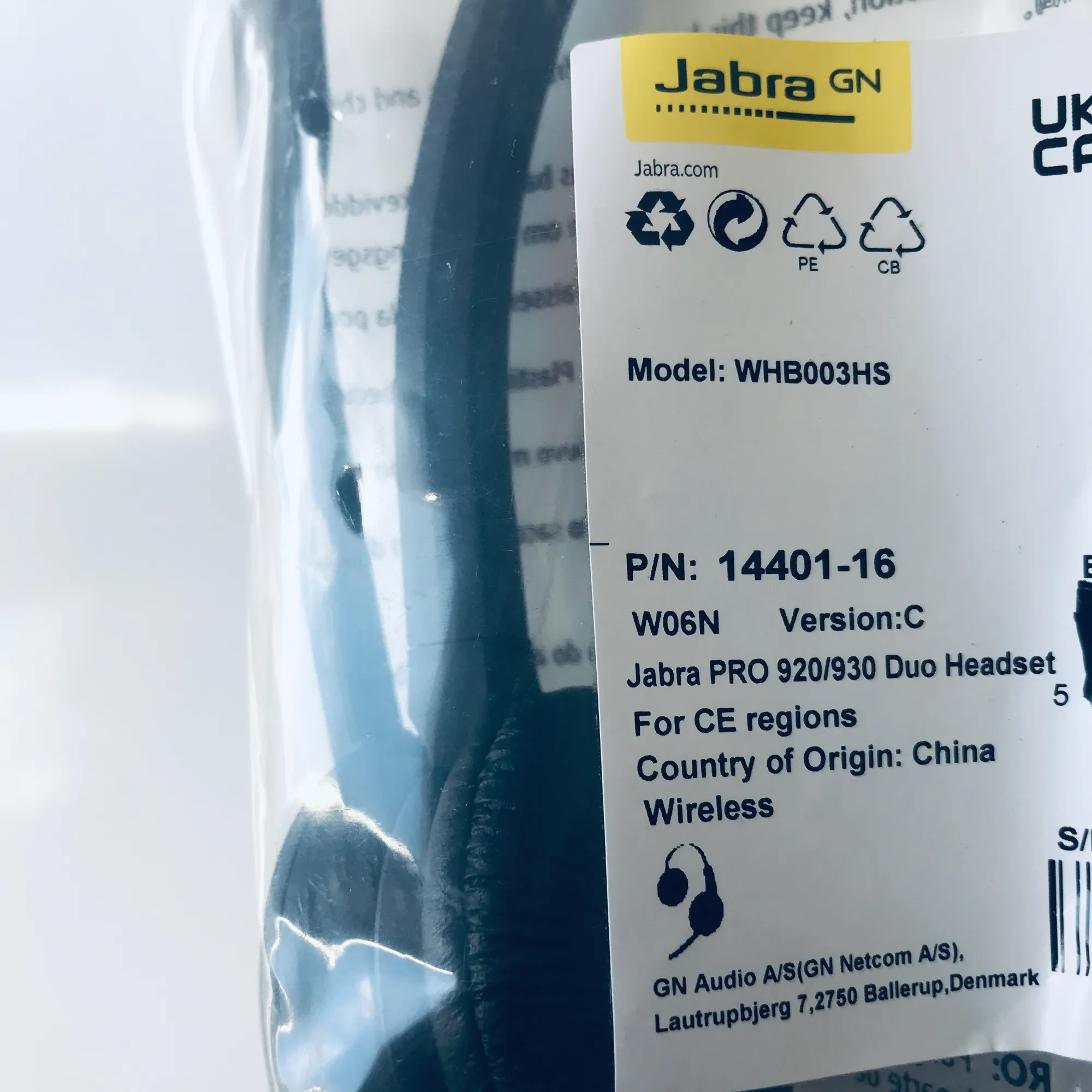 Produktbild Jabra Pro 930 MS (Kabellos, USB-A)