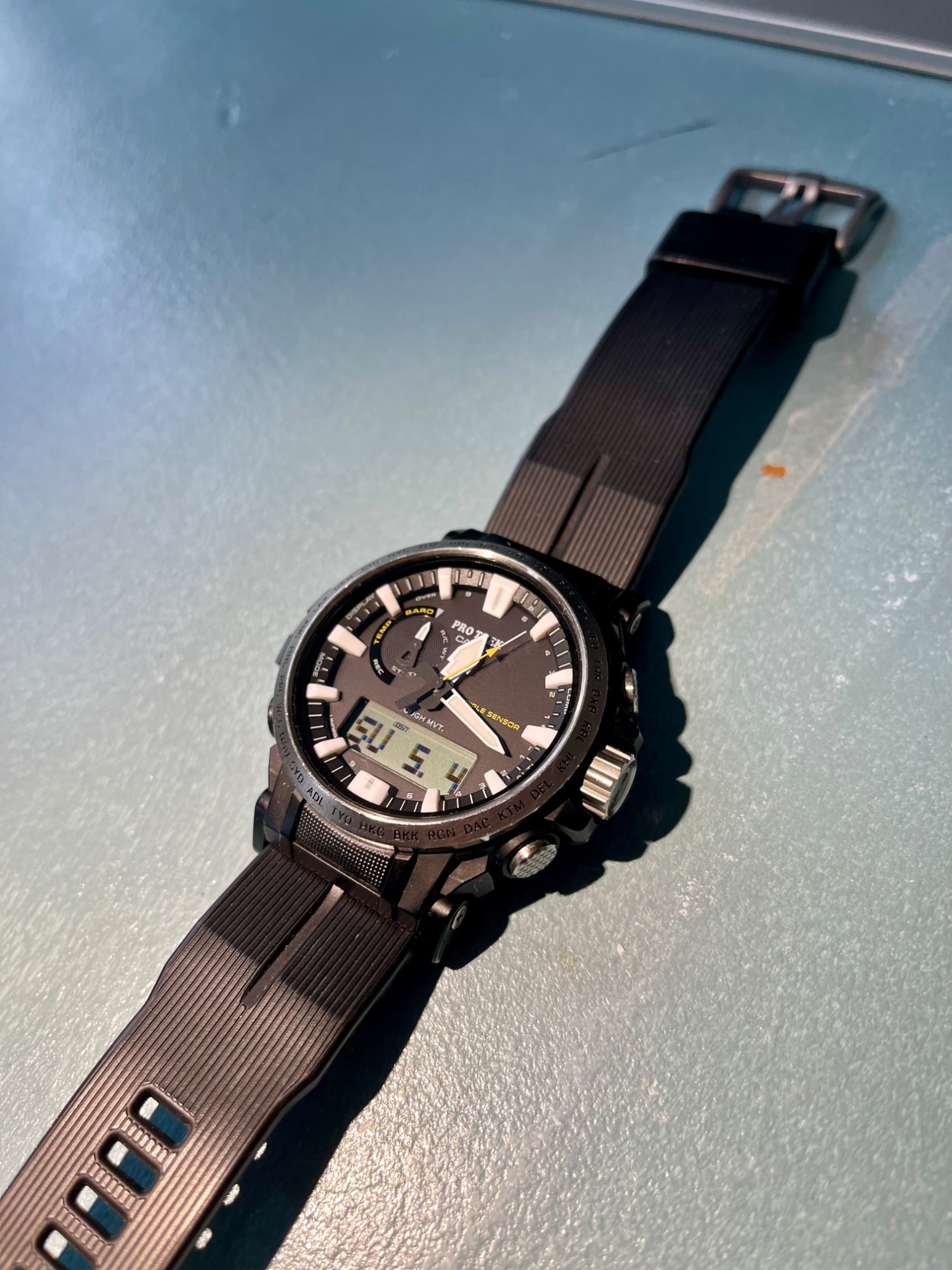 Produktbild Casio Pro Trek (Digitaluhr, Analoguhr, Chronograph, 47 mm)