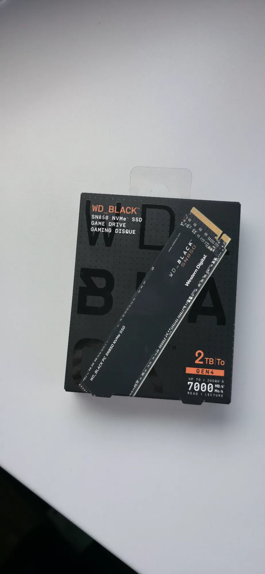 Actual product image WD Black SN850 (2000 GB, M.2 2280)