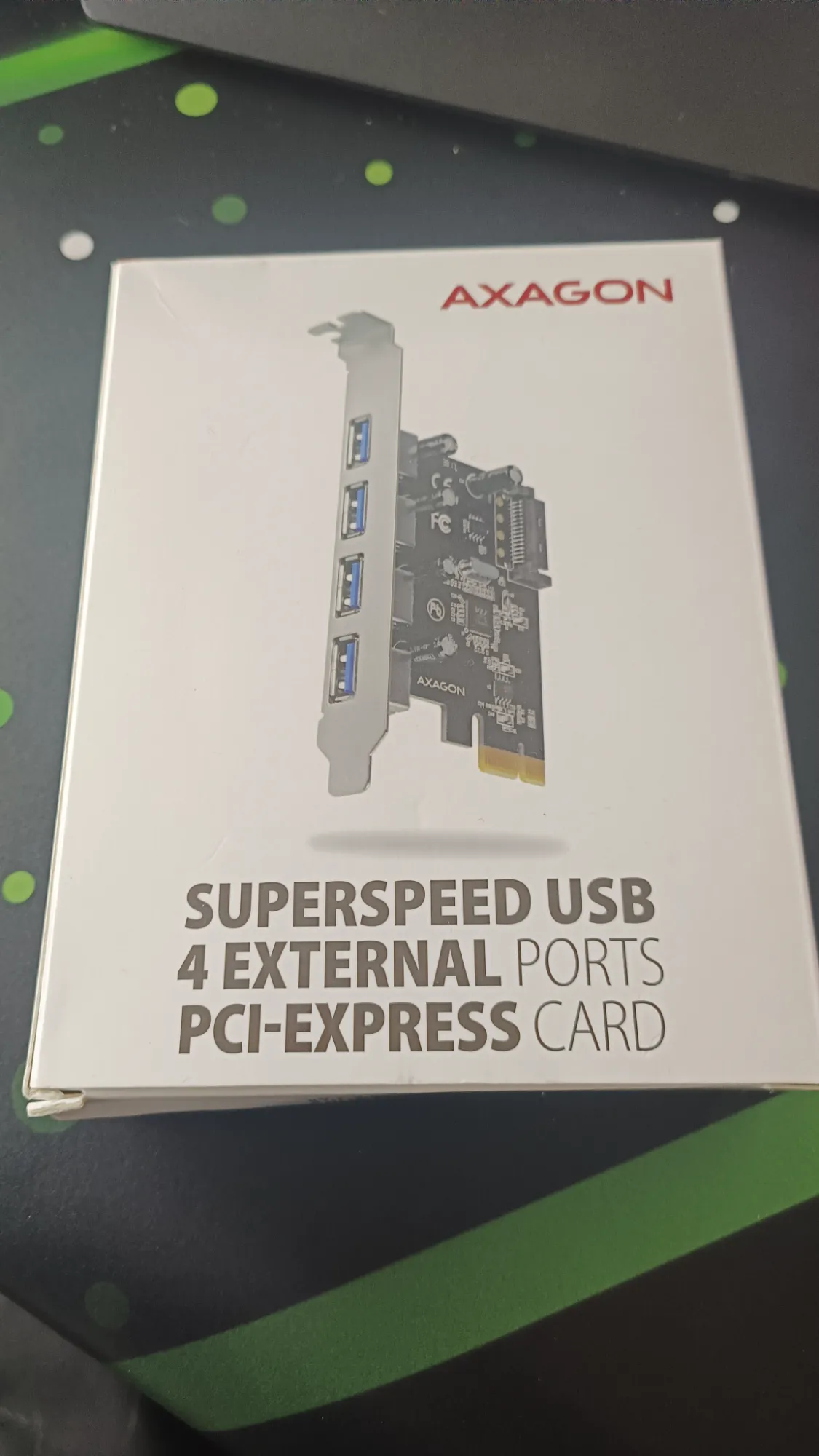 Produktbild Axagon PCEU-430VL Kontroler PCIe 4x port USB 3.2 GEN 1, UASP, chipset VIA