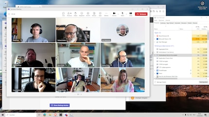 Die Videokonferenz mit Microsoft Teams bringt den Prozessor an den Anschlag.