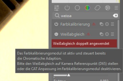 Warum einfach, wenn es auch kompliziert geht? Dies scheint das Motto bei Darktable zu sein.