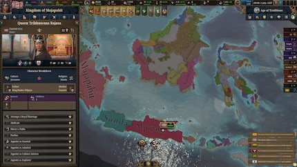 Majapahit fut la dernière grande thalassocratie hindoue de l'archipel malais, de 1293 au début du XVIe siècle. Dit Wikipedia.