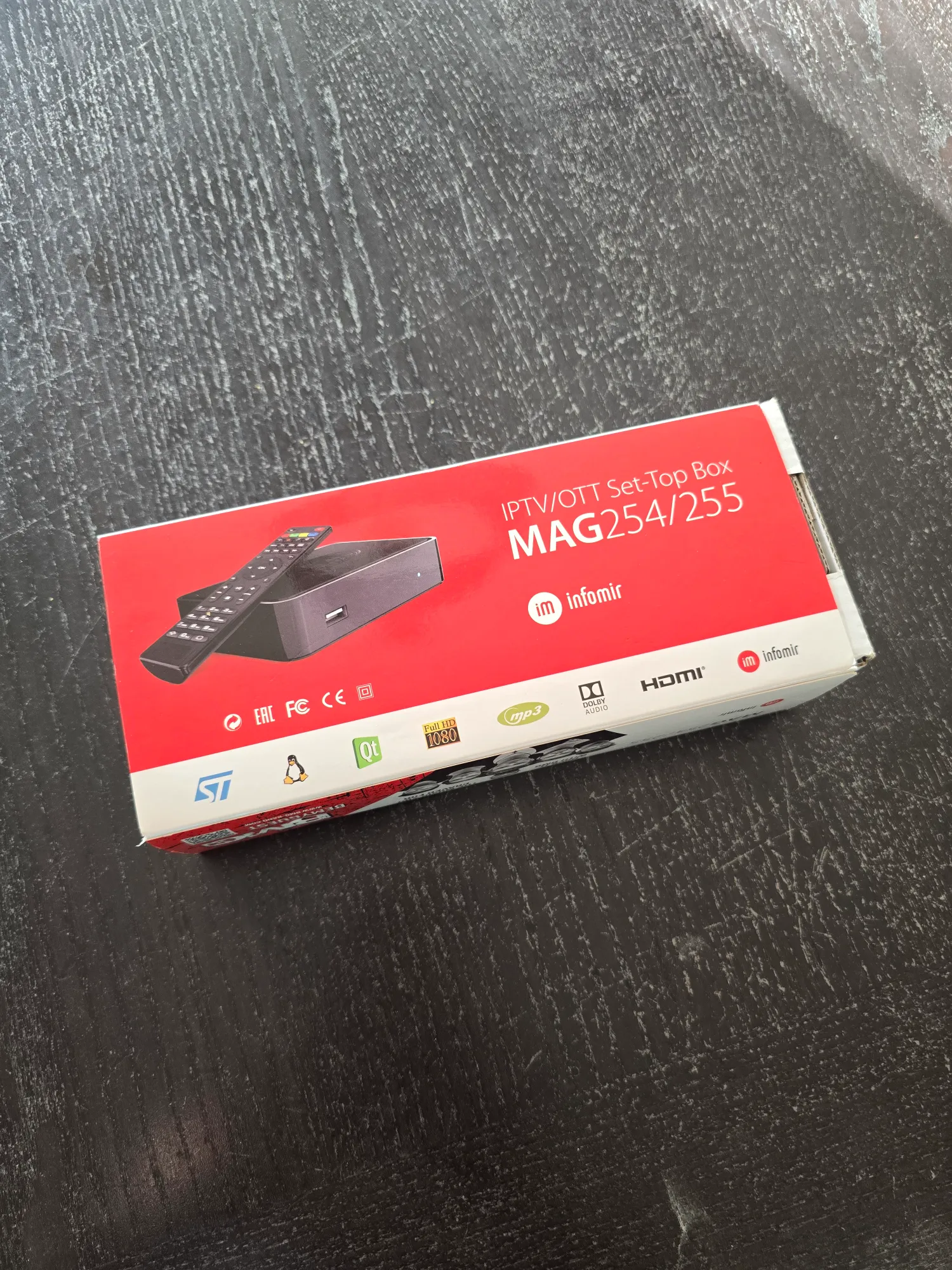Image du produit infomir MAG 254 Boîtier de commande (IPTV (ready))