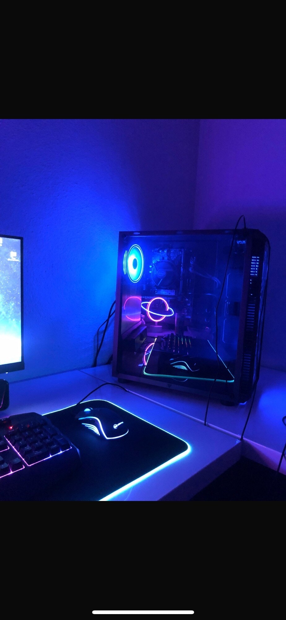 Actual product image Megaport Gaming Complete PC Intel Core i5-10400F- GeForce GTX1650 - 24" Full-HD + Keyboard+Mouse - 16-DE (Intel Core i5-10400F, 16 GB, 500 GB)
