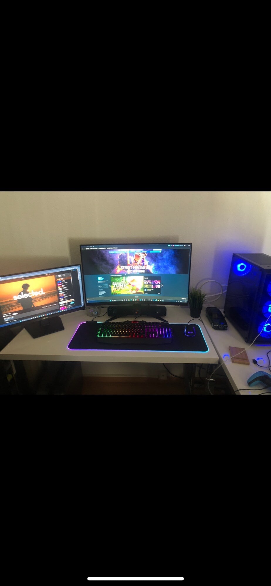 Actual product image Megaport Gaming Complete PC Intel Core i5-10400F- GeForce GTX1650 - 24" Full-HD + Keyboard+Mouse - 16-DE (Intel Core i5-10400F, 16 GB, 500 GB)