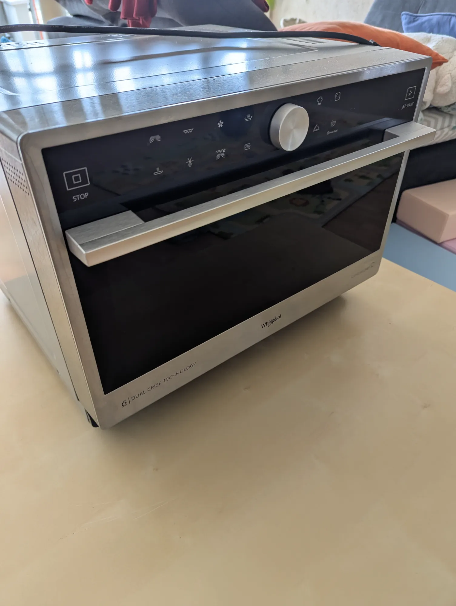 Image du produit Whirlpool MWP 3391 SX Plan de travail combiné micro-ondes, acier inoxydable (33 l)