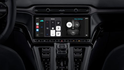Con CarPlay Ultra puoi gestire i sistemi di bordo.
