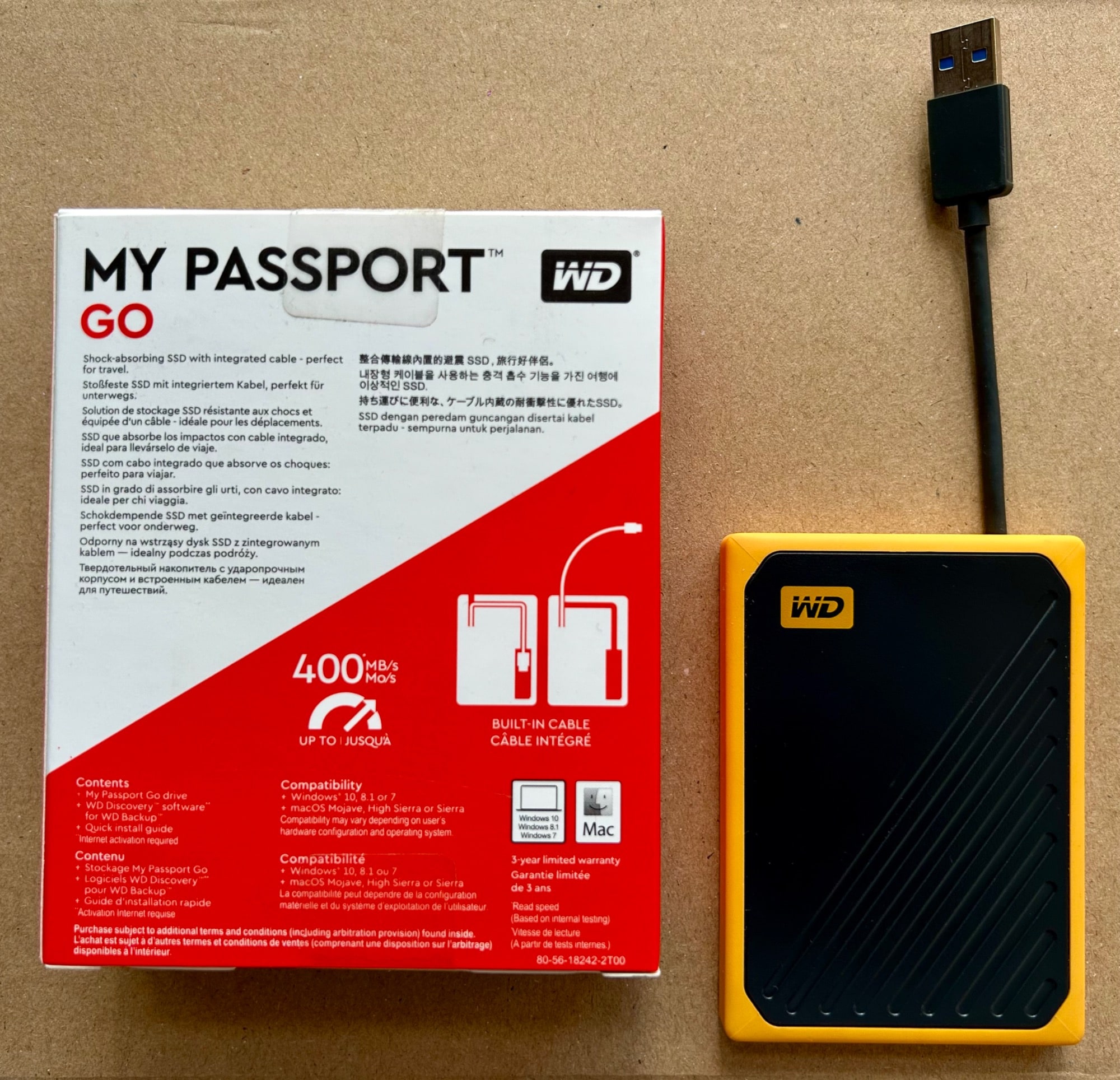 Produktbild WD My Passport Go (2000 GB)