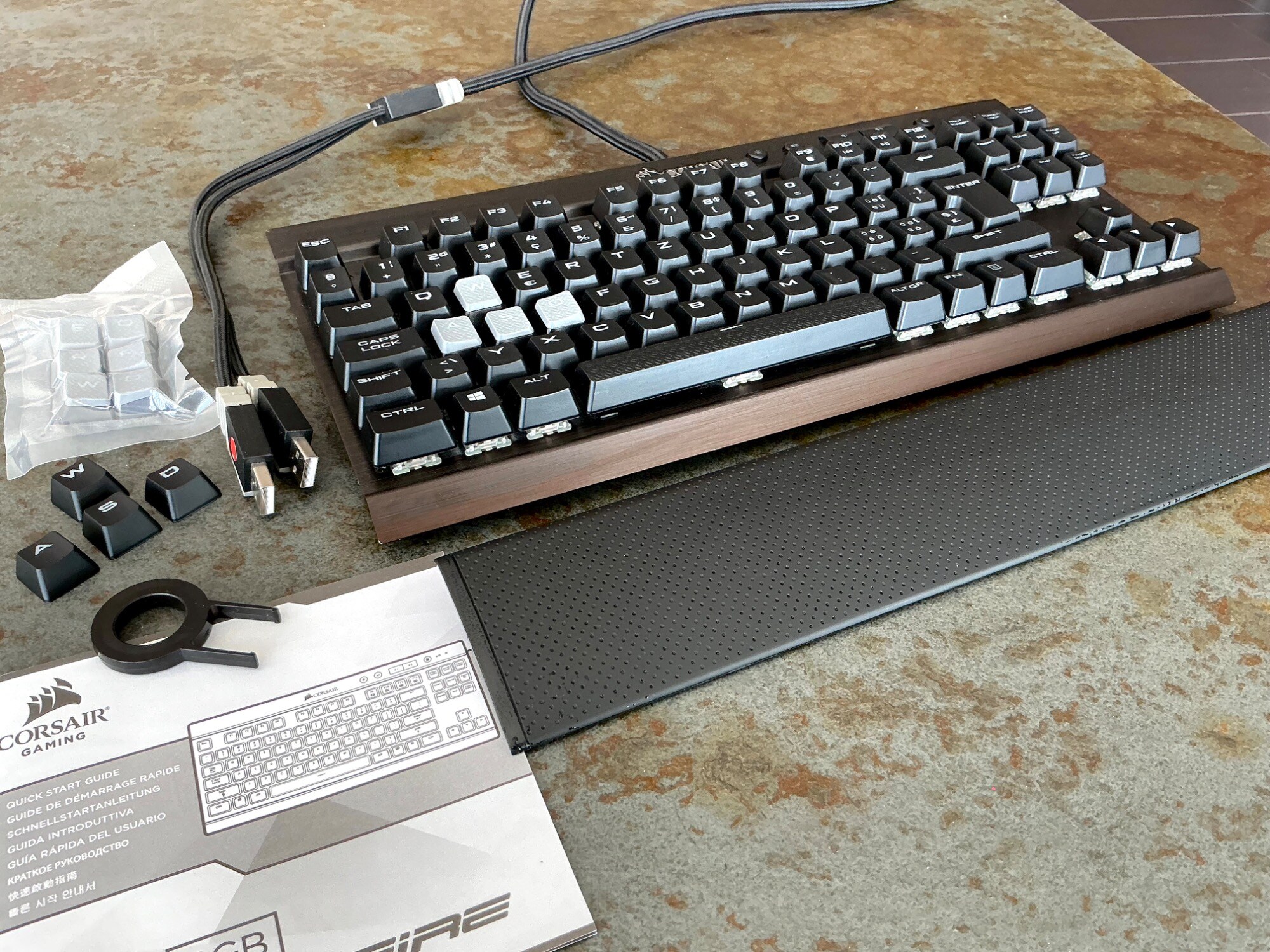 Actual product image Corsair Gaming K65 RGB RAPIDFIRE (CH, Cable)