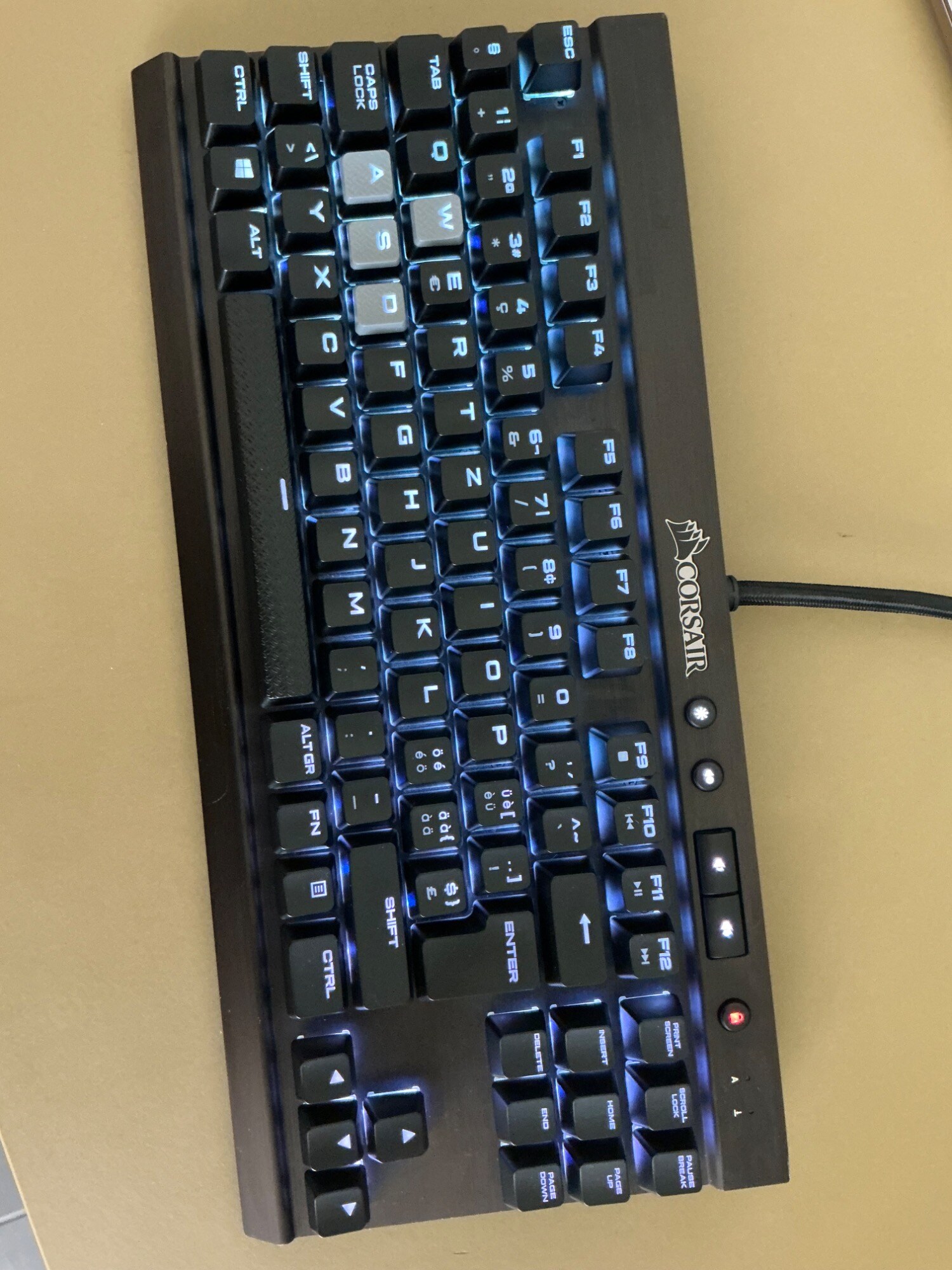 Actual product image Corsair Gaming K65 RGB RAPIDFIRE (CH, Cable)