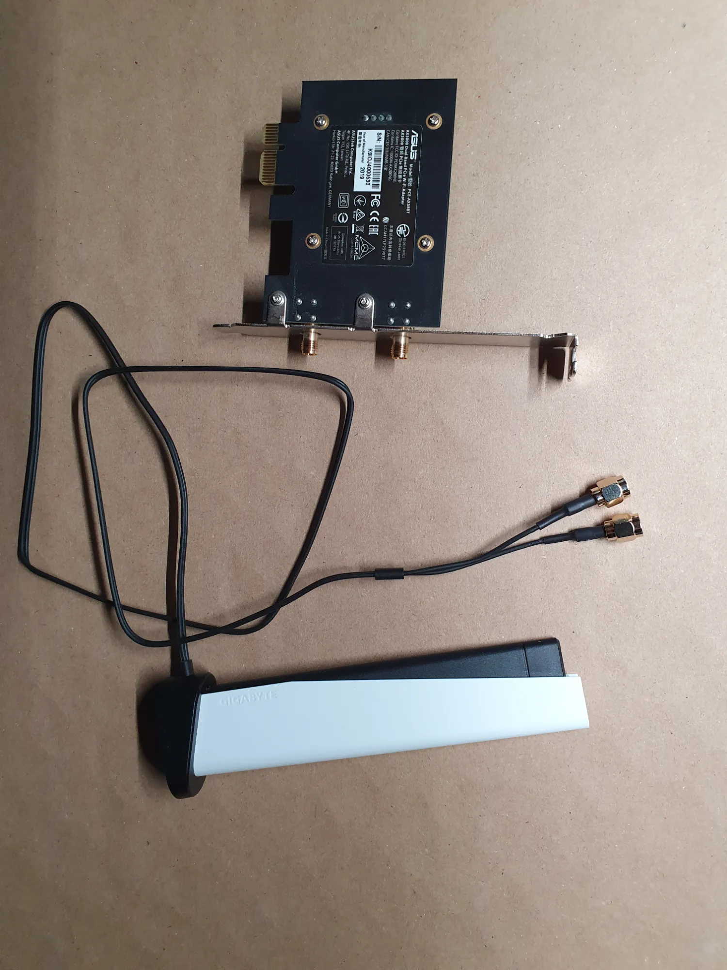Produktbild ASUS PCE-AX58BT AX3000 WiFi 6 Adapter (Mini PCI Express)