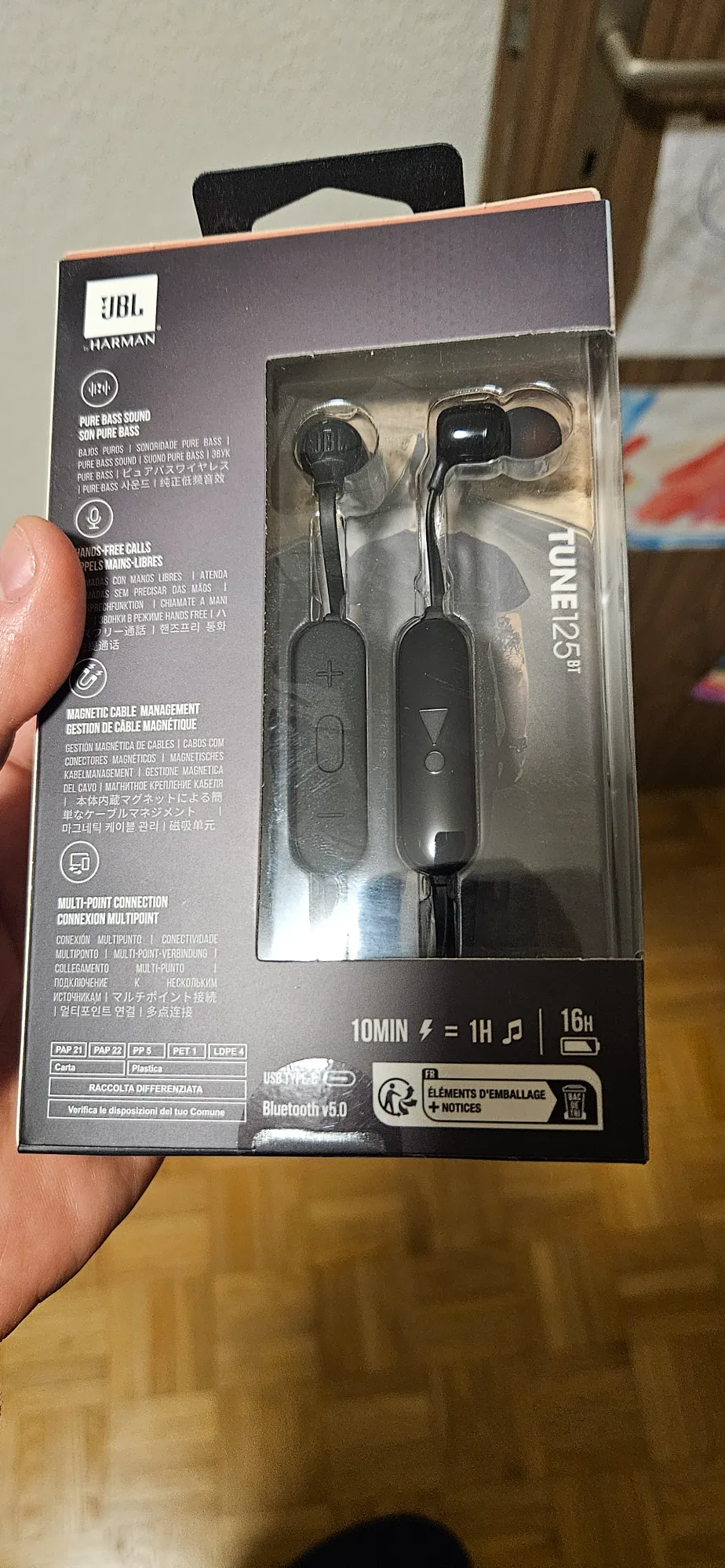 Produktbild JBL Tune 125BT (ANC, 16 h, Kabellos)