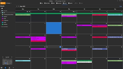 Der Em-Client kann nicht nur für E-Mails, sondern auch als Kalender genutzt werden.