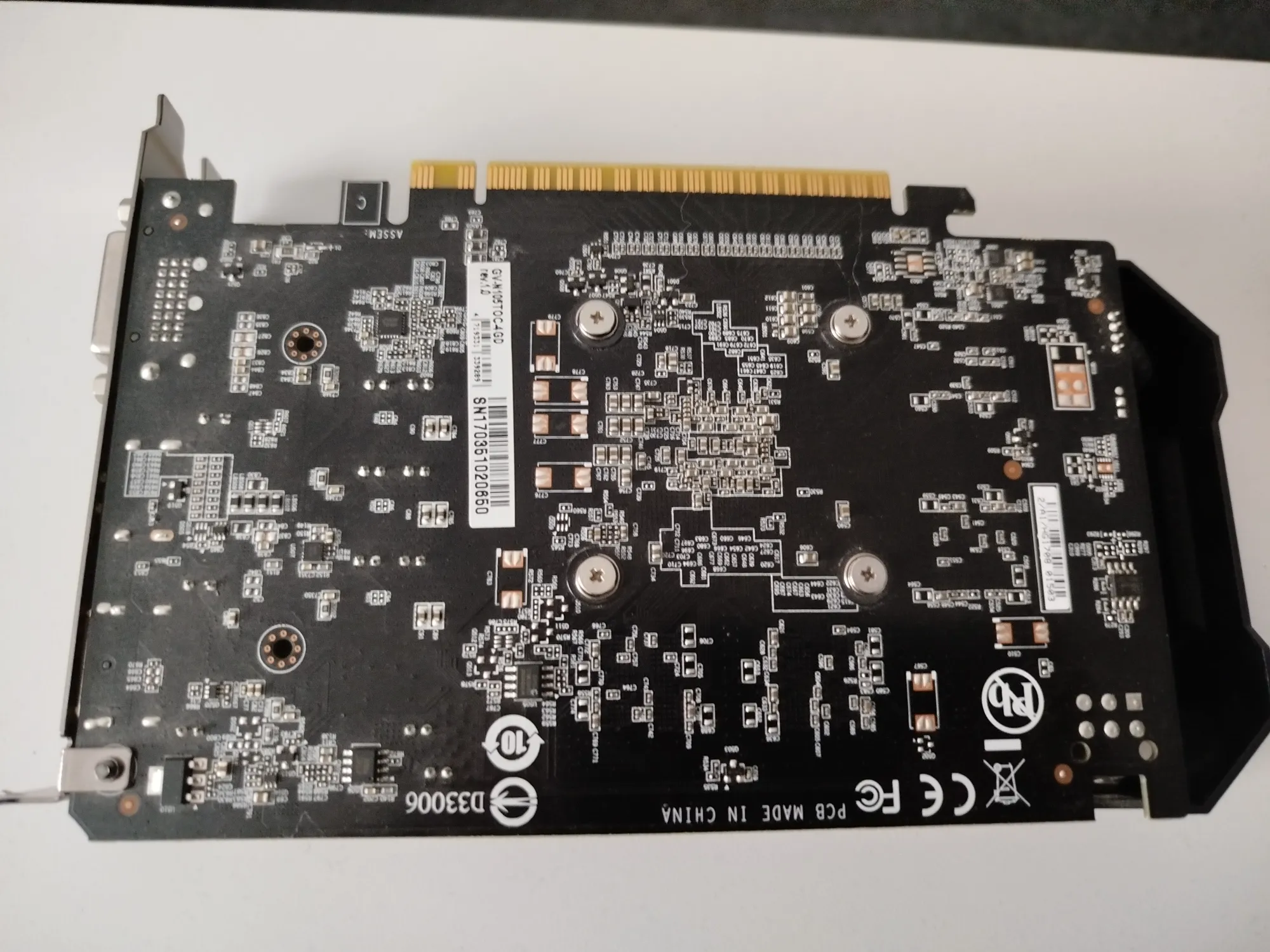 Immagine prodotto Gigabyte GeForce GTX 1050 Ti OC (4 GB)
