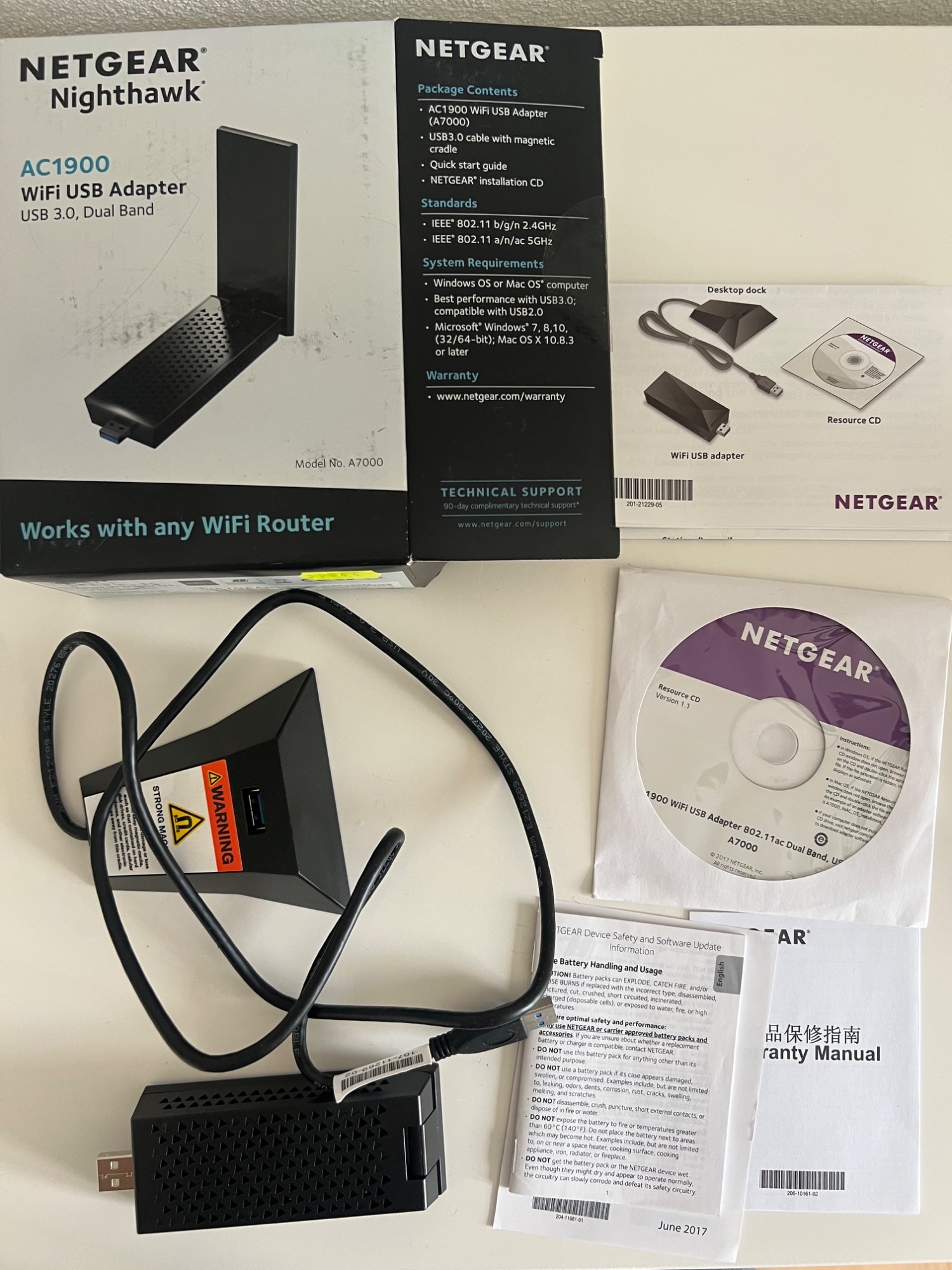 Immagine prodotto Netgear A7000-100pes (USB 3.0)