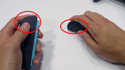 The L, ZL, R and ZR keys are very long. Here, I'm playing Nintendo Switch 2 Welcome Tour.