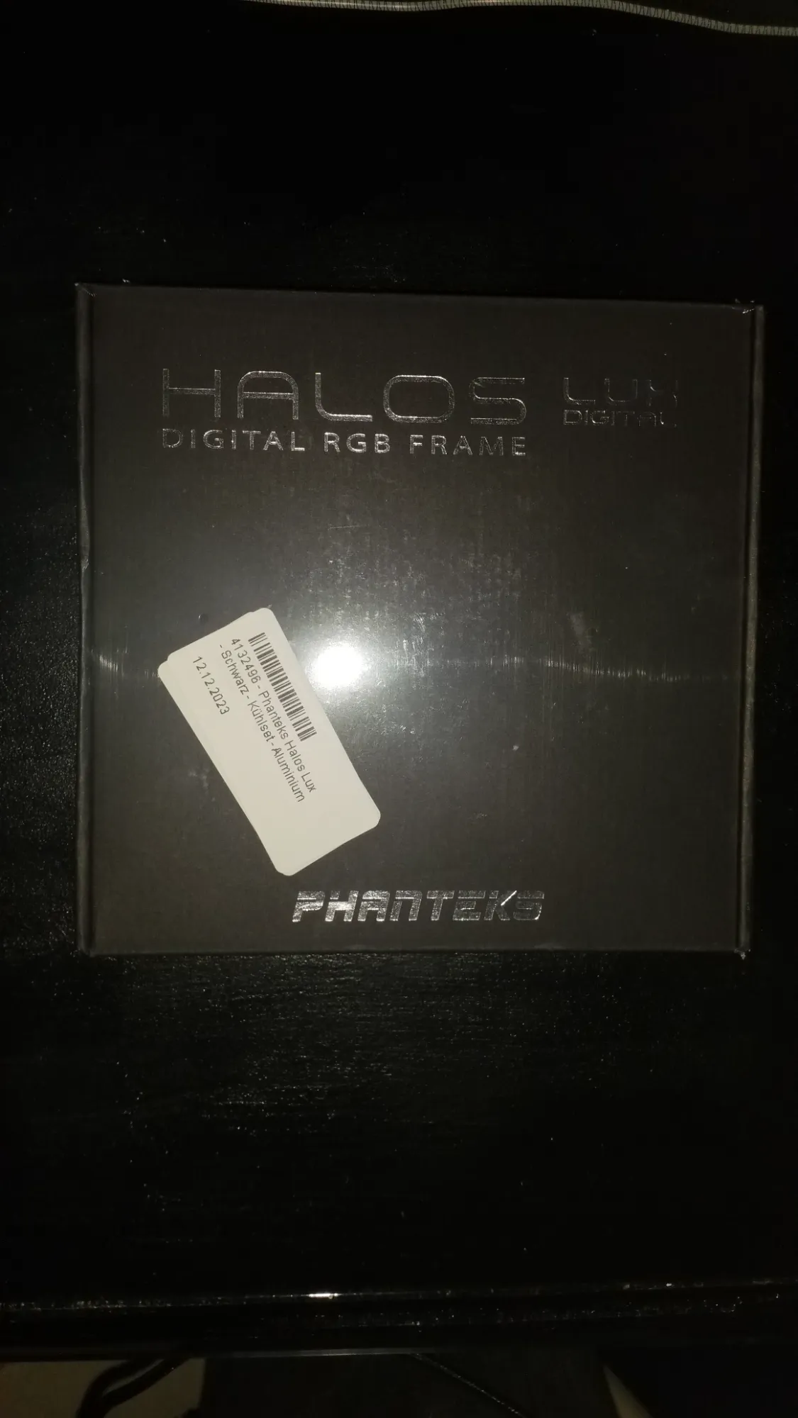 Produktbild Phanteks Halos Lux Digital 140mm-Rahmen Digital-RGB alu / schwarz