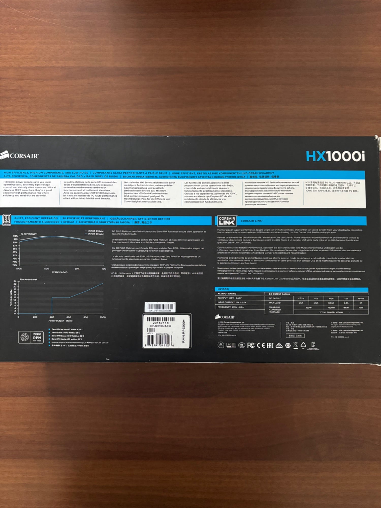 Produktbild Corsair HX1000i (1000 W)