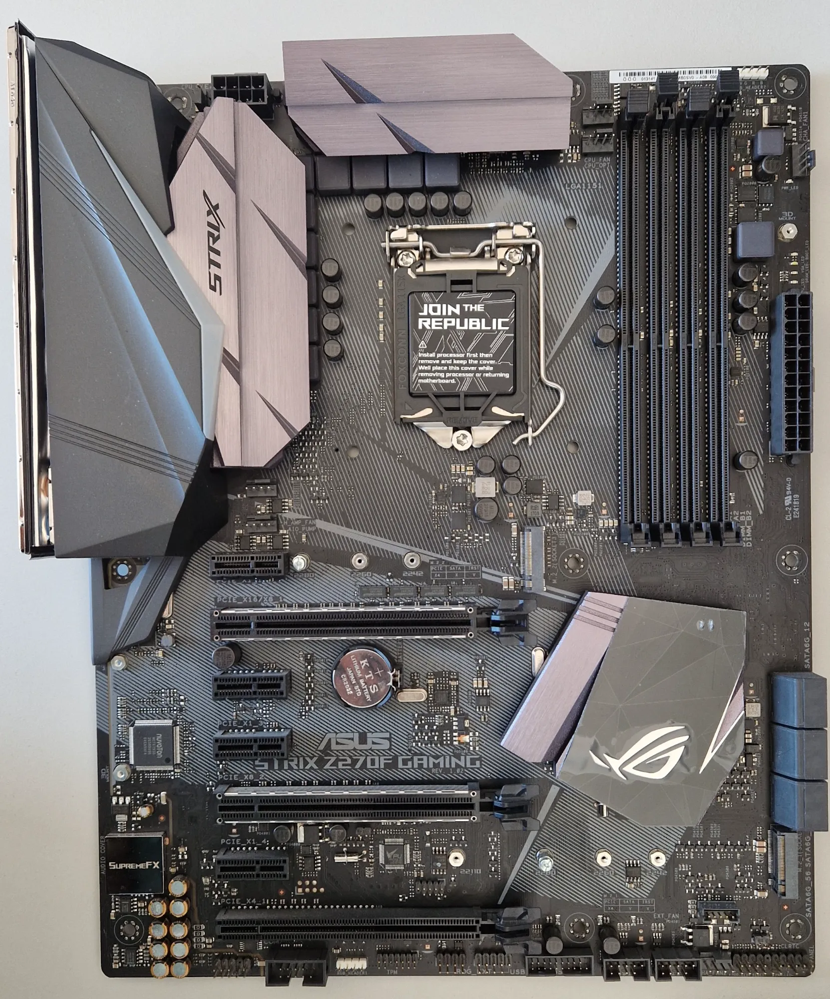Produktbild ASUS Strix Z270f Gaming (LGA 1151, Intel Z270, ATX)